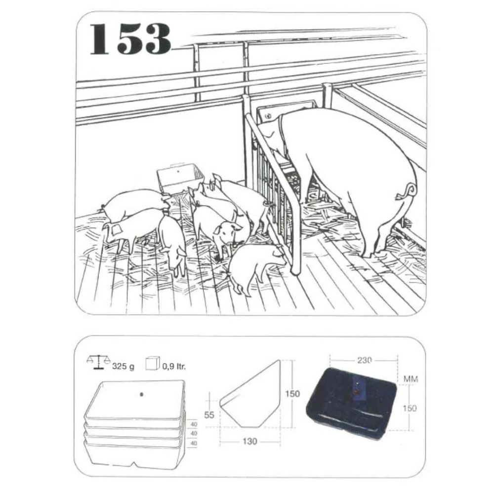 Barotava sivēniem, 0.9 litri